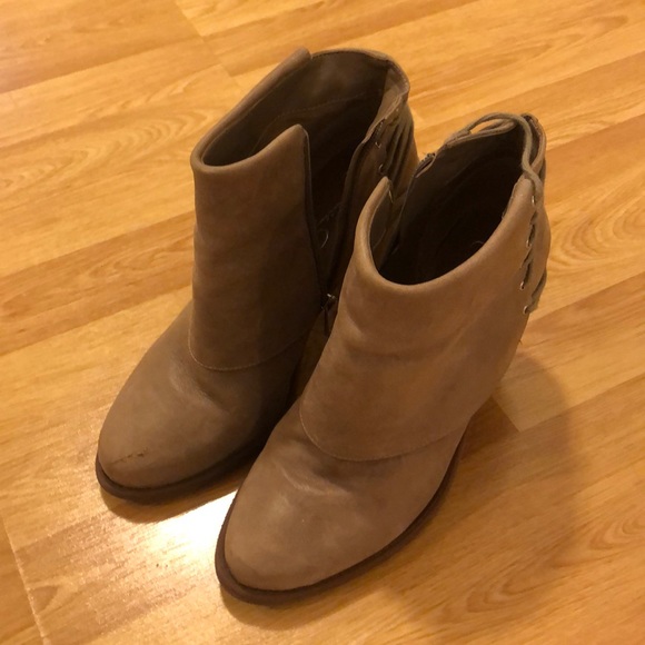 Tan Booties - Picture 1 of 5